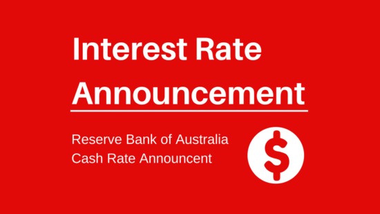 RBA Decision - No Change To Interest Rates