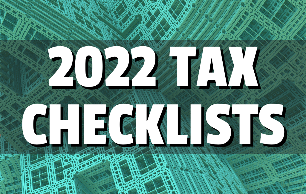 2022 Tax Checklists